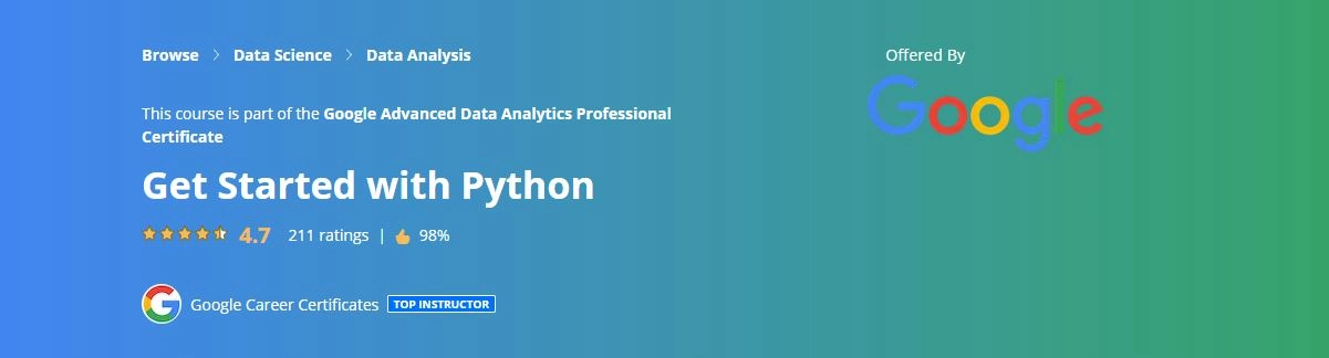 Get Started with Python by Google